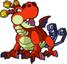 Artwork of Hooktail from Paper Mario: The Thousand-Year Door