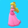 Princess Peach card from Online Super Mario Memory Match-Up Game