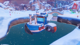 Pristine Peaks after the blizzard is cleared in Mario + Rabbids Sparks of Hope