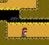 A glitch from Super Mario World.