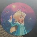 The Super Mario Galaxy Movie Promotional McDonald's Store Disk Display