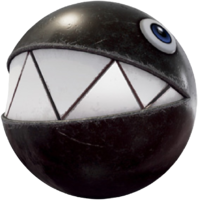 A Big Chain Chomp in Super Mario Odyssey