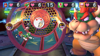 Bowser's Wicked Wheel from Mario Party 10.