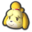Isabelle's icon, from Mario Kart 8.