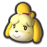Isabelle's icon, from Mario Kart 8.