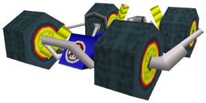 The model of the 4-Wheel Cradle from Mario Kart DS