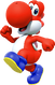 Red Yoshi from Mario Kart Tour