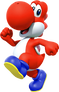 Red Yoshi from Mario Kart Tour