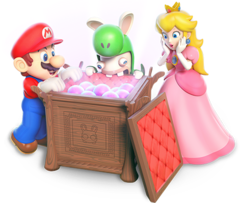 Rabbid Yoshi - Super Mario Wiki, the Mario encyclopedia