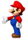 Promotional artwork of Mario for the 25th anniversary of Super Mario Bros.