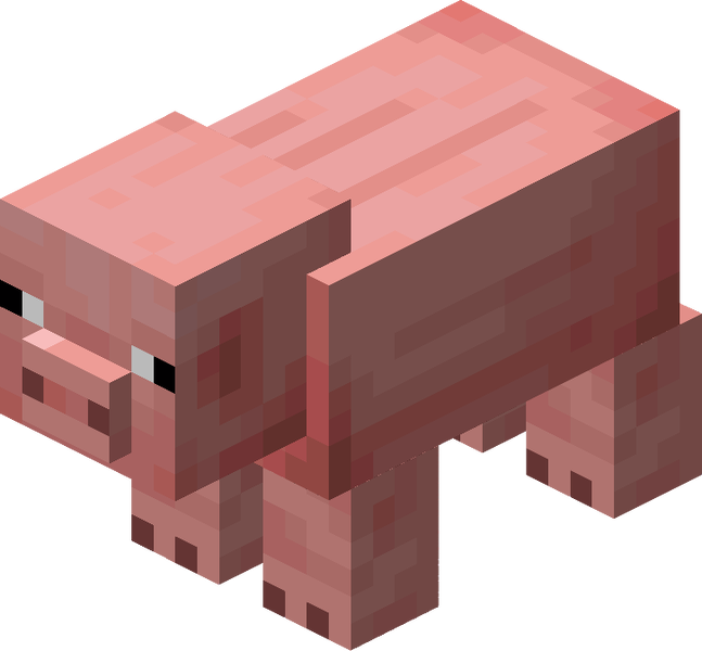 File:Minecraft Pig.png