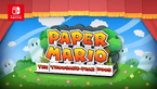 Promotional image for Paper Mario: The Thousand-Year Door on Nintendo Switch