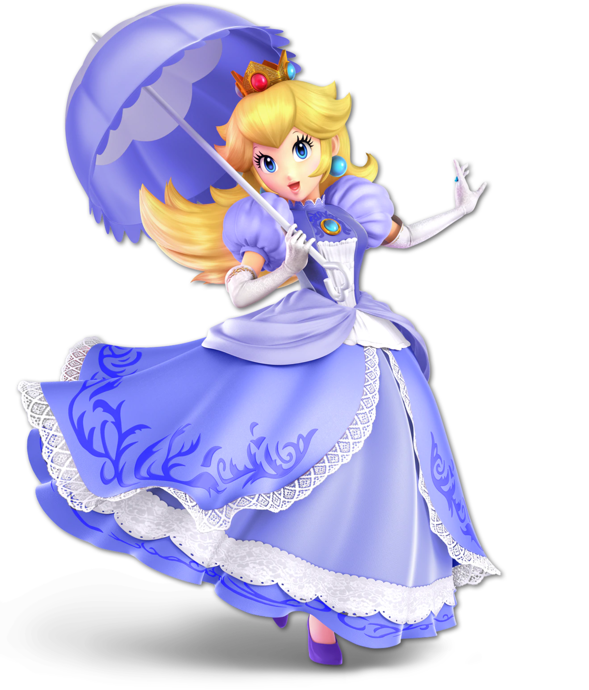 File:Peach Blue SSBU.png - Super Mario Wiki, the Mario encyclopedia