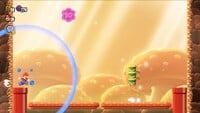 The first 10-flower coin in Upshroom Downshroom in Super Mario Bros. Wonder