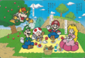 Super Mario Story Quiz Picture Book 3: Mario's Picnic