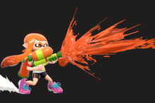 The Inkling's standard special in Super Smash Bros. Ultimate.