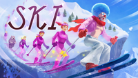 Ski (minigame) title screen