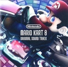 The cover for the Mario Kart 8 Original Soundtrack.