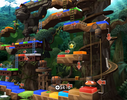 Star Battle Arena version of a board from Mario Party 8