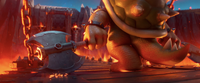 Bowser dragging a pair of axes in The Super Mario Galaxy Movie