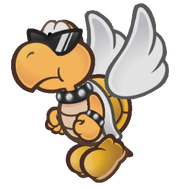 Sprite of a KP Paratroopa from Paper Mario: The Thousand-Year Door (Nintendo Switch)