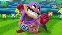 Wario's Wario-Man in Super Smash Bros. for Wii U.