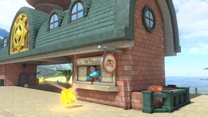 A Yoshi's location in Mario Kart World