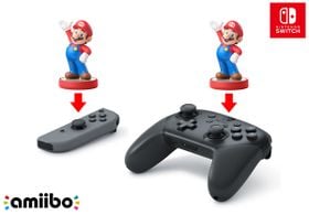 amiibo functionality on the Joy-Con (R) and the Nintendo Switch Pro Controller.
