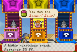 Obtaining the Jammin' Jelly in Peach's Castle