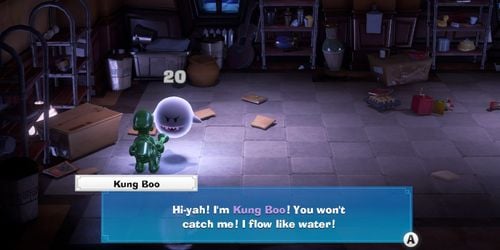 Kung Boo, a Boo from Luigi's Mansion 3.
