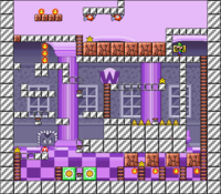Level 10-10 map in the game Mario & Wario.
