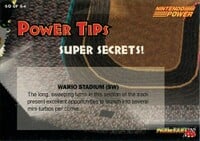 One of the Mario Kart 64 Collectible Trading Cards.