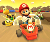 The icon of the King Boo Cup challenge from the 2019 Winter Tour in Mario Kart Tour