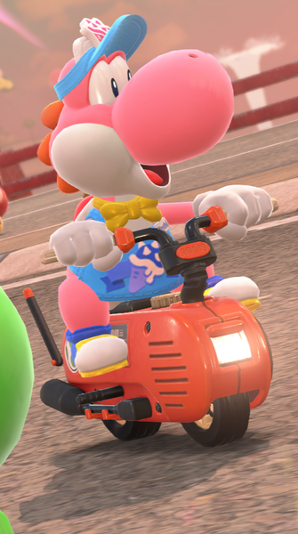 File:MKW Pink Yoshi visor.png