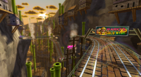 Wario's Gold Mine in Mario Kart Wii