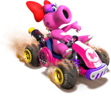 Artwork of Birdo in Mario Kart World