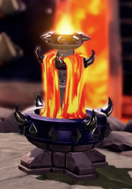 Lava Castle Goal-line decoration