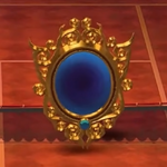 A blue mirror from Mario Tennis Aces