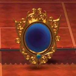A blue mirror from Mario Tennis Aces