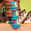 A Shy Guy Tower in Shy Guy Train Tussle, from Mario Tennis Aces