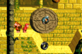 A millstone in Donkey Kong Country (Game Boy Advance)