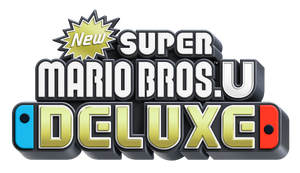 Logo of New Super Mario Bros. U Deluxe