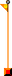 A flagpole in Super Mario Bros. Special (NEC PC-88)