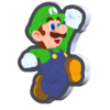 Jumping Luigi Standee from Super Mario Bros. Wonder