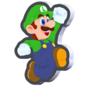 Jumping Luigi Standee from Super Mario Bros. Wonder