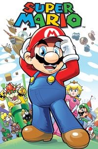 Prototype cover for an Archie Super Mario comic that was never greenlighted.