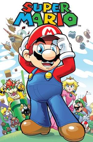 Prototype cover for an Archie Super Mario comic that was never greenlighted.