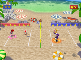 Beach Volleyball from Mario Party 5