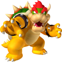 Artwork of Bowser in Super Mario Galaxy