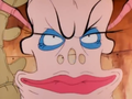 Mother Brain's miscolored eyes
